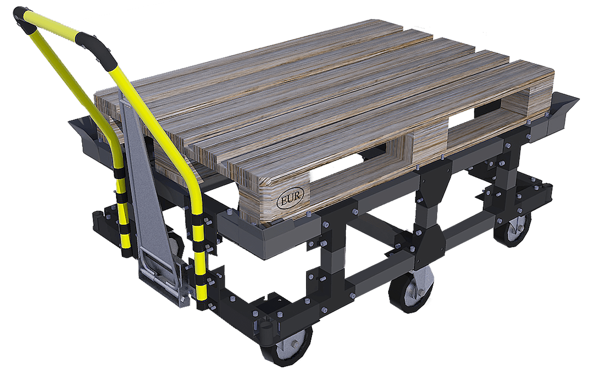 Professional wheeled cart